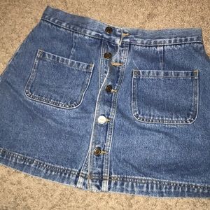 vintage demin skirt